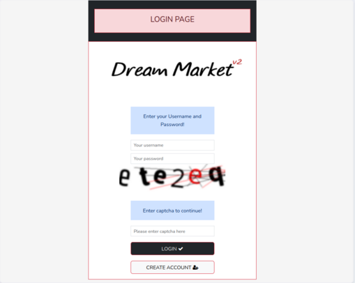 Dream darknet market structure